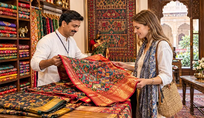 Patan Patola Sarees And Fabric Shopping Guide