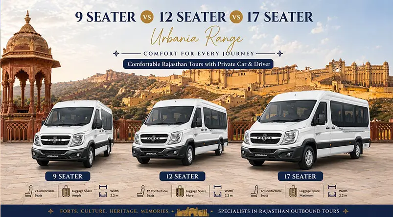 9 Seater vs 12 Seater vs 17 Seater Urbania